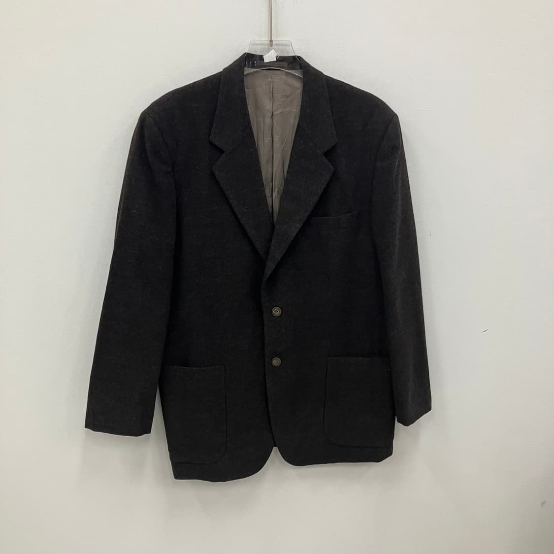 ST Dupont 에스티 듀퐁 브라운 울 싱글 블레이저 L 상품이미지1