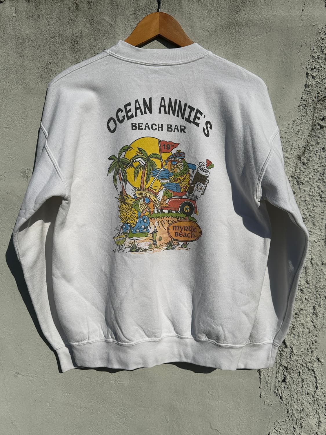 [M] GILDAN 길단 Ocean Annies 화이트 맨투맨 스웻셔츠 상품이미지1