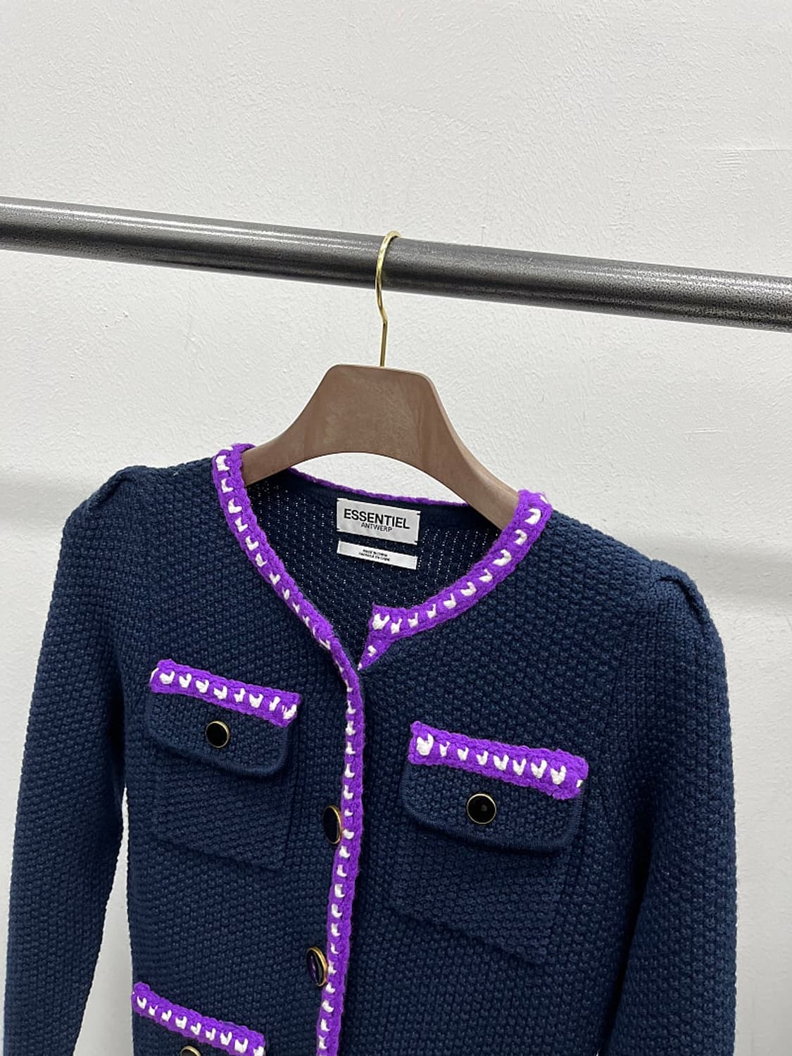 여) 에센셜앤트워프 트위드 가디건  상품이미지3