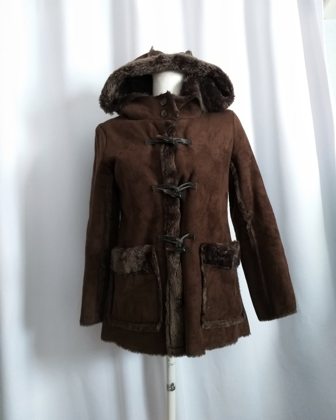 빈티지 퍼코트 라떼오네히메갸루 로맨틱 핀터깔 그런지페어리 긱시크 공겜여주 상품이미지1