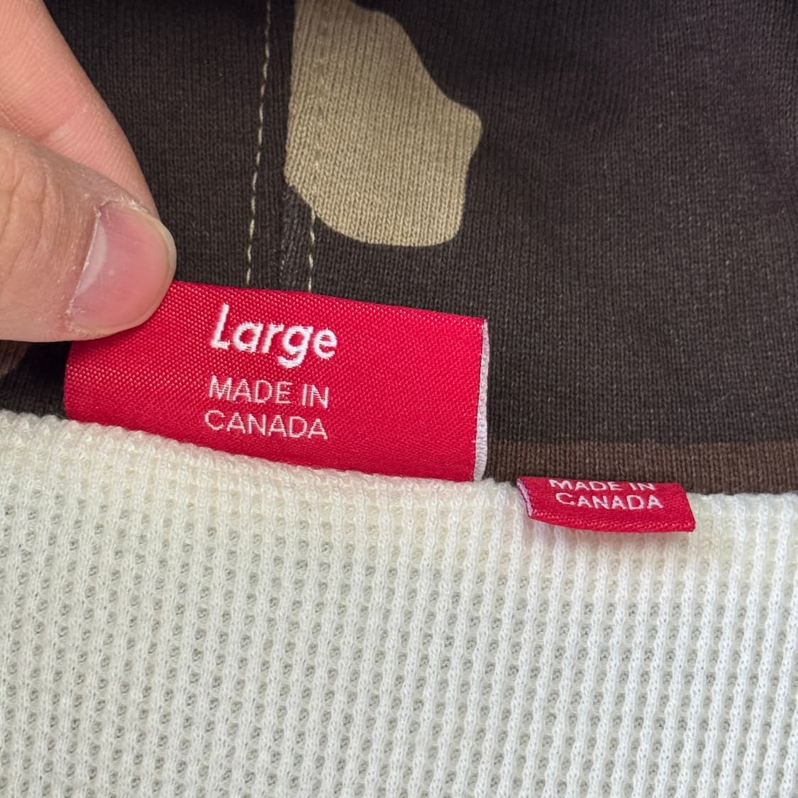 슈프림 카모 자수 써멀 후드집업 L 상품이미지7