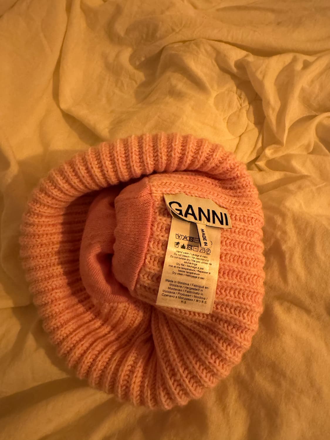 가니 핑크 비니 상품이미지2