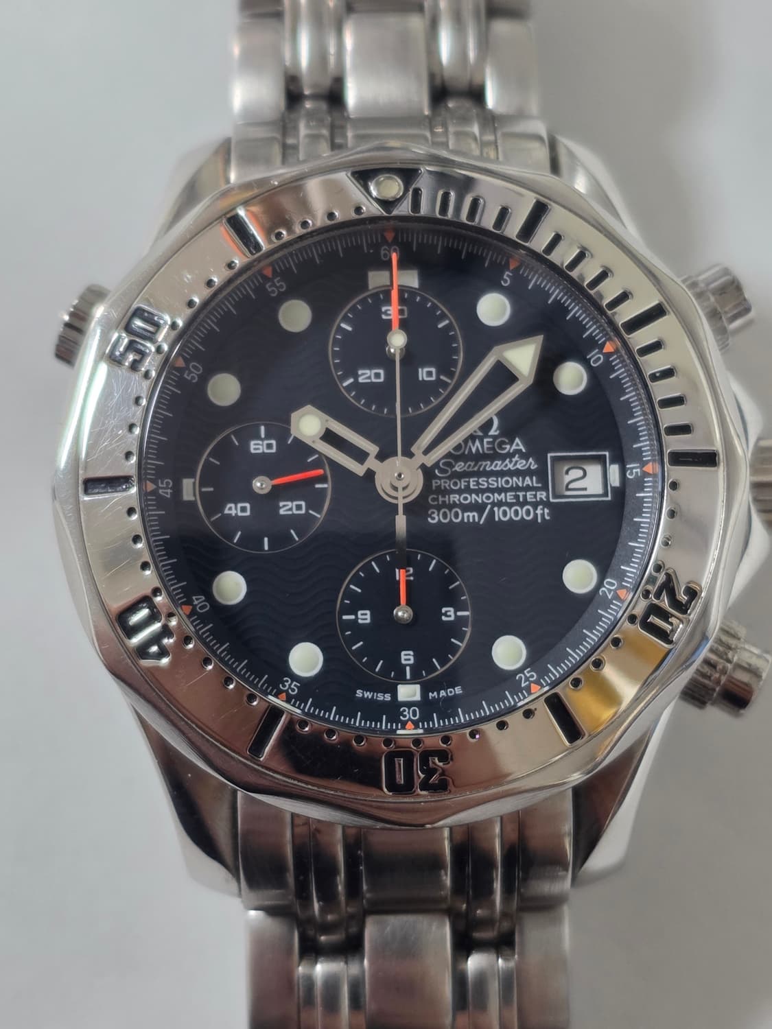 오메가 OMEGA 씨마스터 프로페셔널 42mm 크로노그래프 300m 중고 상품이미지2
