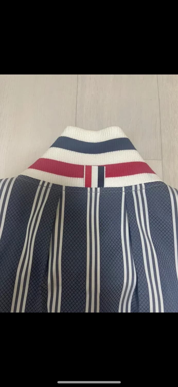 톰브라운 스트라이프 집업 자켓 블루종 정품 상품이미지6