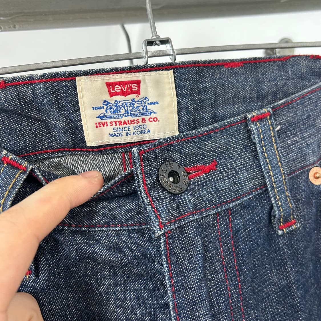 리바이스 더블니 데님 팬츠 상품이미지9