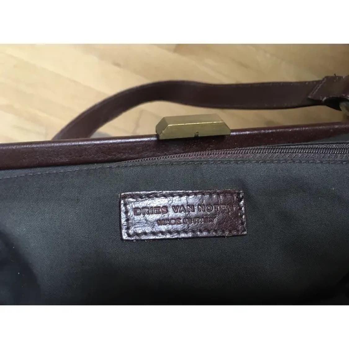 Dries Van Noten 래커 라피아 백 상품이미지2