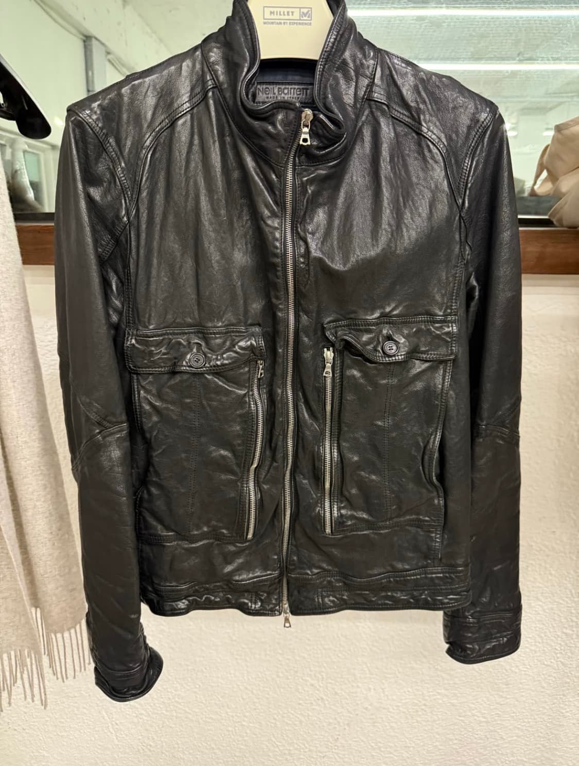 닐바렛 레더자켓 상품이미지1