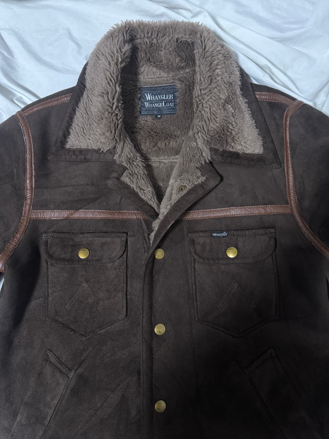 랭글러 스웨이드 퍼 레인지 코트 상품이미지5