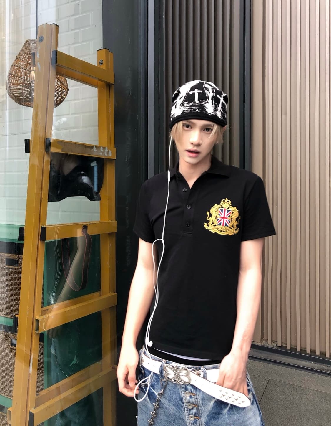 British Flag Embroidery Polo Tee 상품이미지1