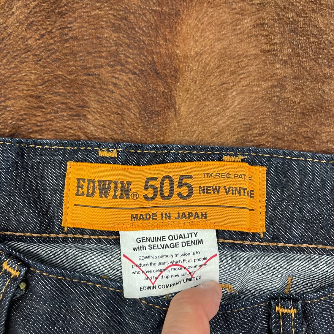 EDWIN 505 BAGGY  w32L33 상품이미지4