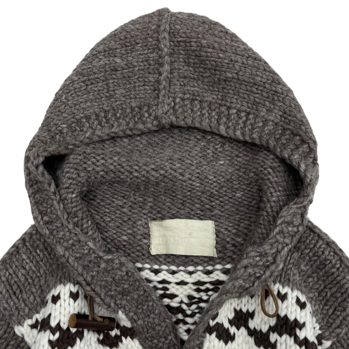 90s 캐나다산 빈티지 떡볶이 리얼 후디 코위찬 상품이미지6