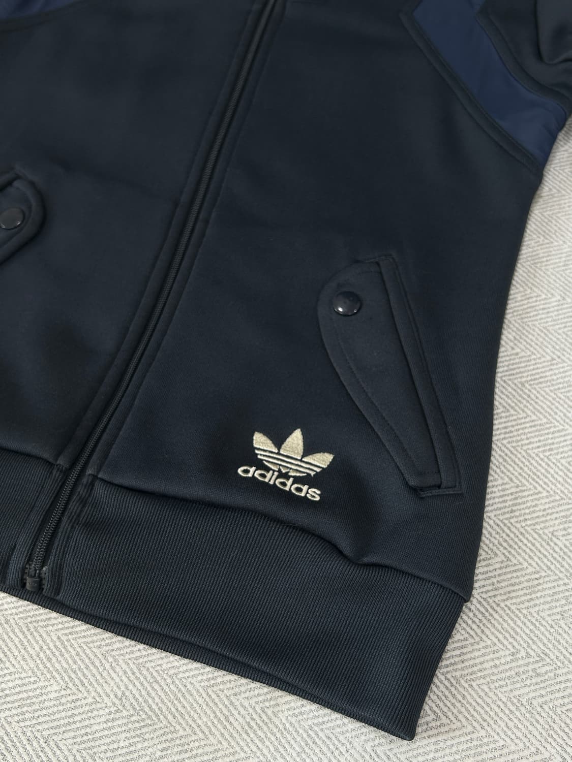 아디다스 네이비 올드스쿨 져지 트랙탑 90 여성 상품이미지4