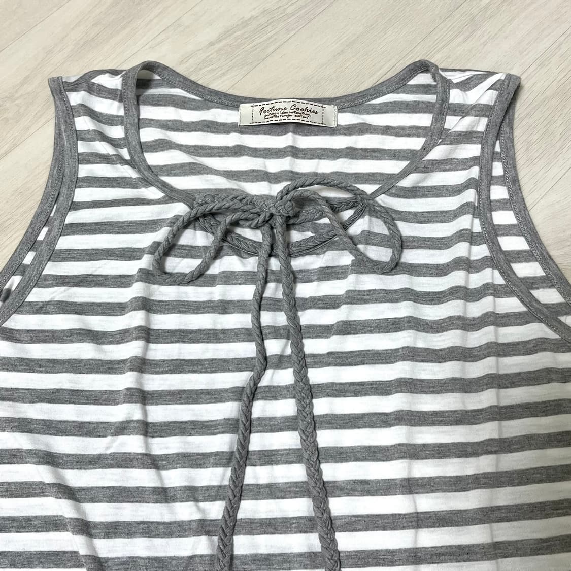 모리걸 일본빈티지 스트라이프 나시 슬리브 상품이미지2