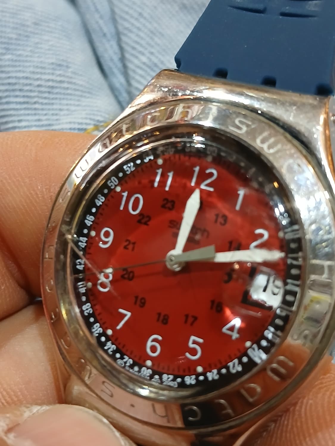 03년 빈티지 스와치 아이러니 쿼츠 시계 상품이미지3