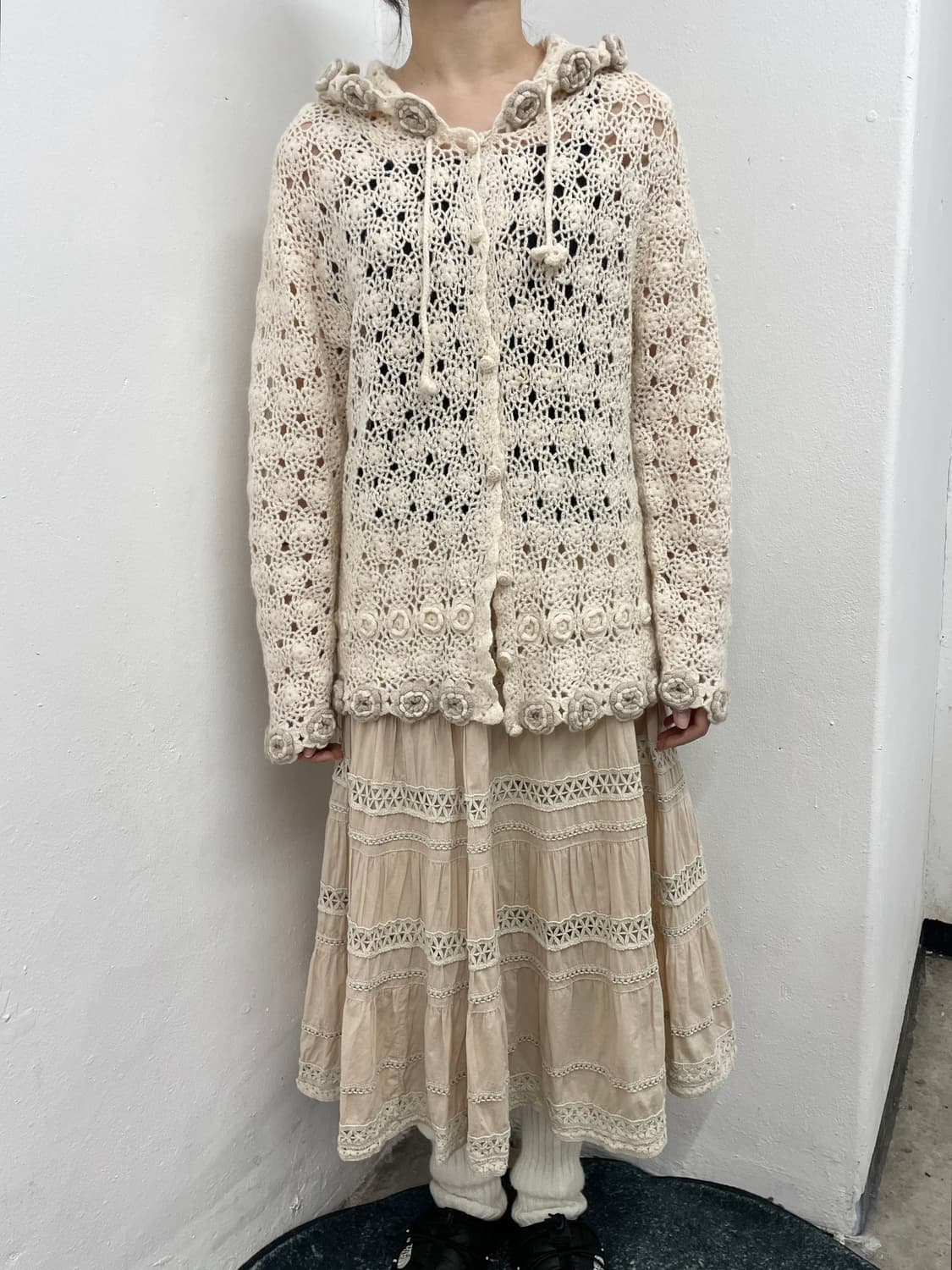 모리 크로셰 캉캉 스커트  상품이미지2