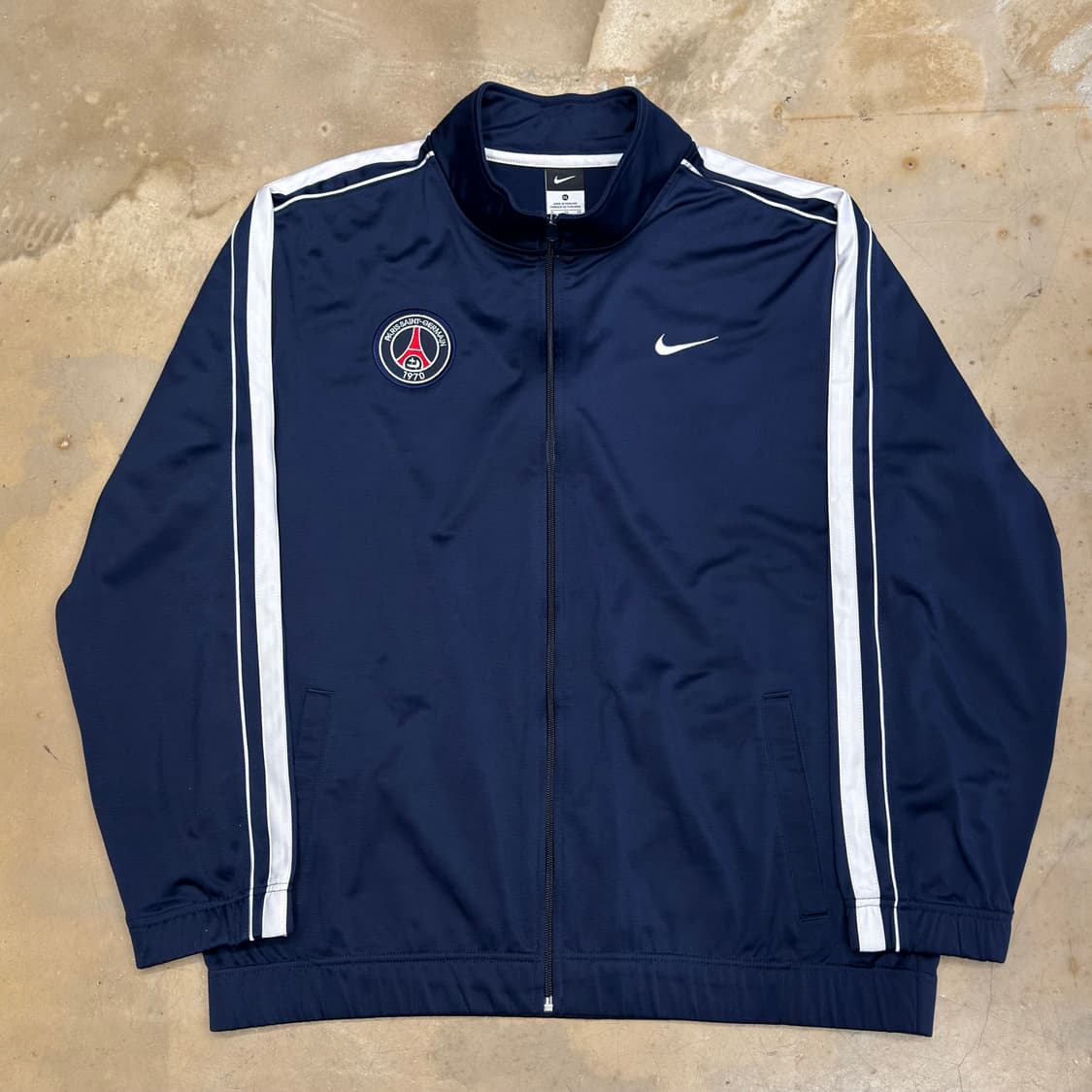 XL 나이키 파리생제르맹 화이트라인 네이비 트랙탑 상품이미지2