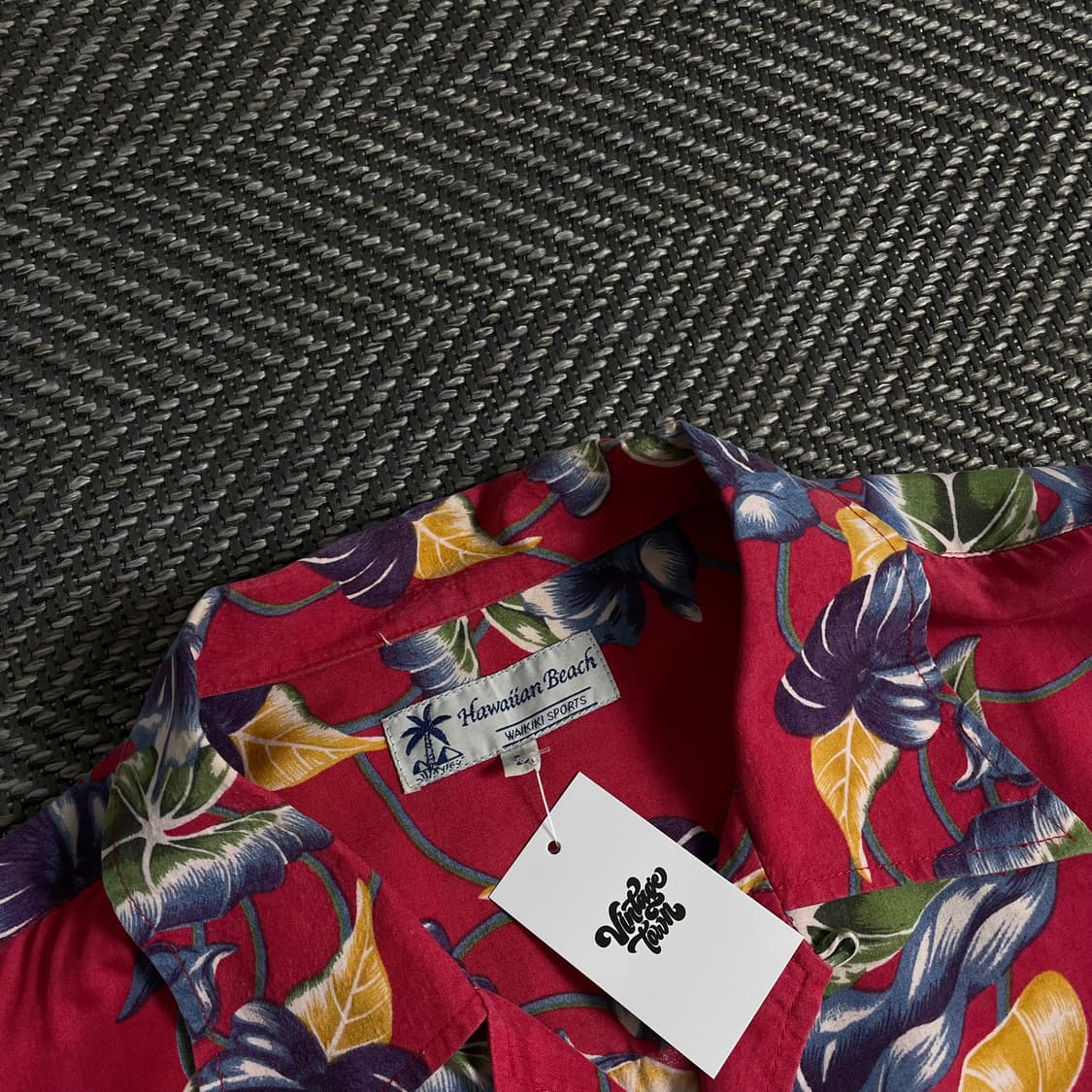 USA 오리지날 하와이안 셔츠o 3685 상품이미지4