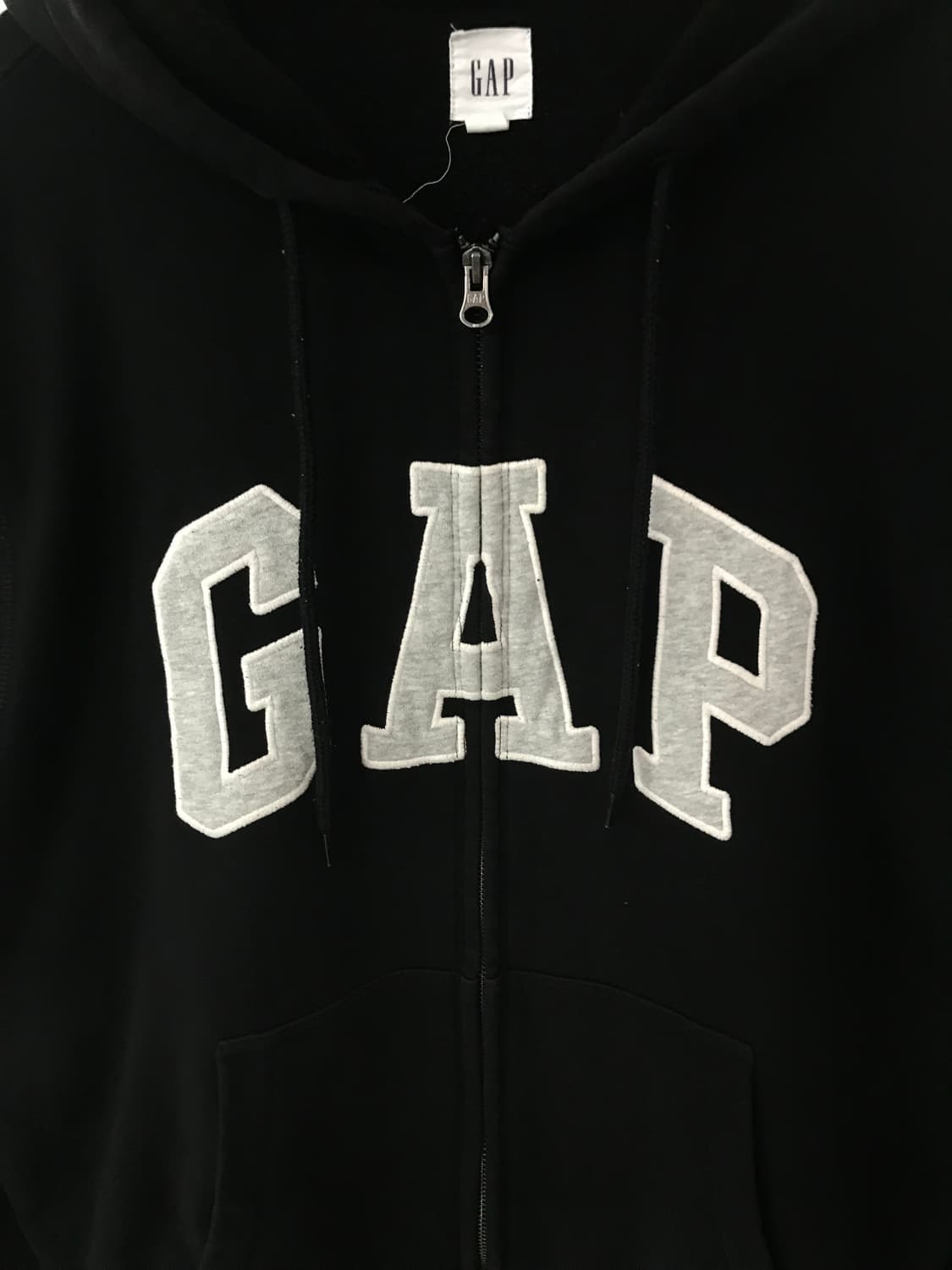 Gap 갭 블랙 후드집업 상품이미지4