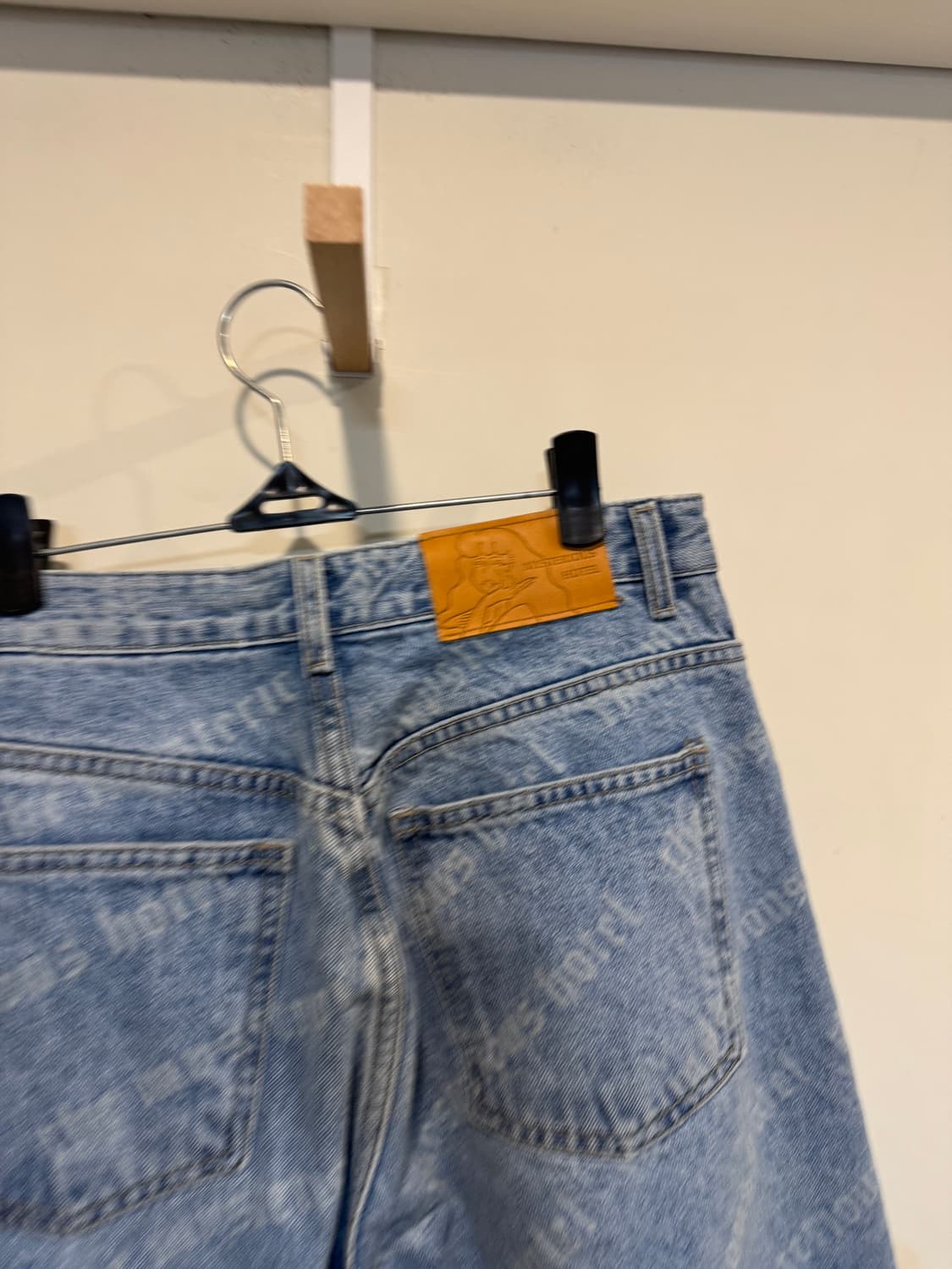 더미스테리어스호텔 로고 데님 팬츠 상품이미지5