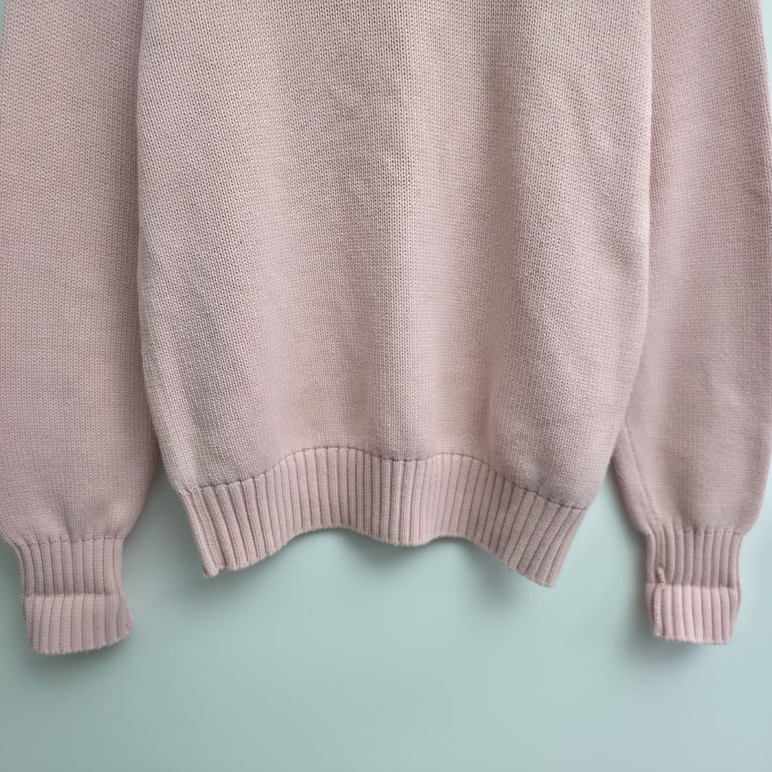 [M] 폴로 랄프로렌 연핑크 핑크 니트 상품이미지3