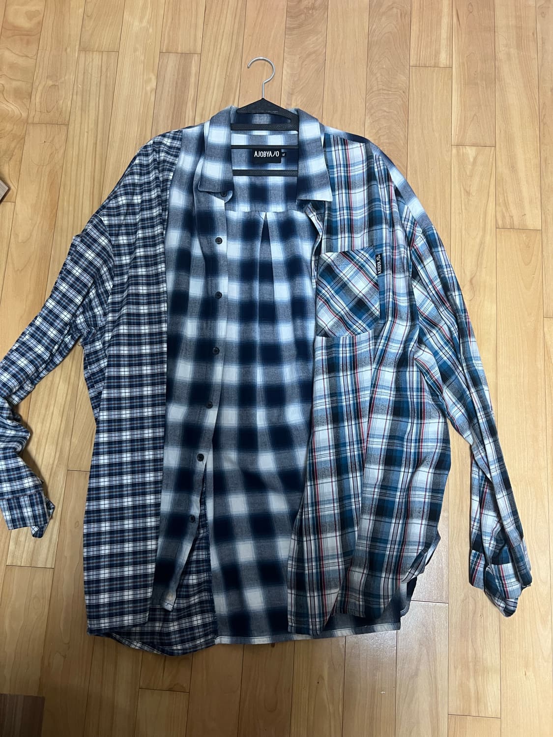 아조바이아조 체크셔츠 상품이미지1