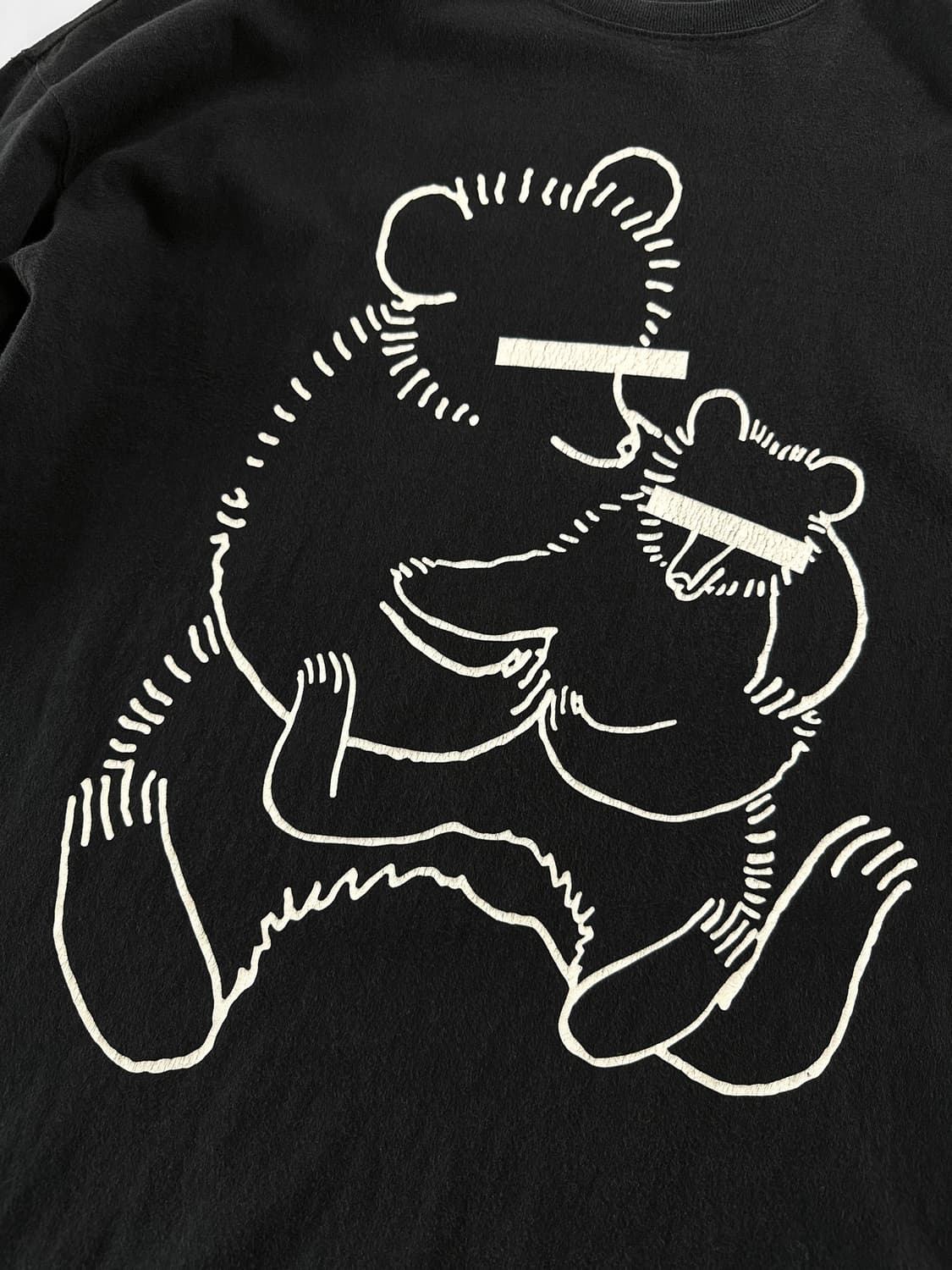 언더커버 “Noise Is Freedom” 베어 그래픽 빅 티 상품이미지5