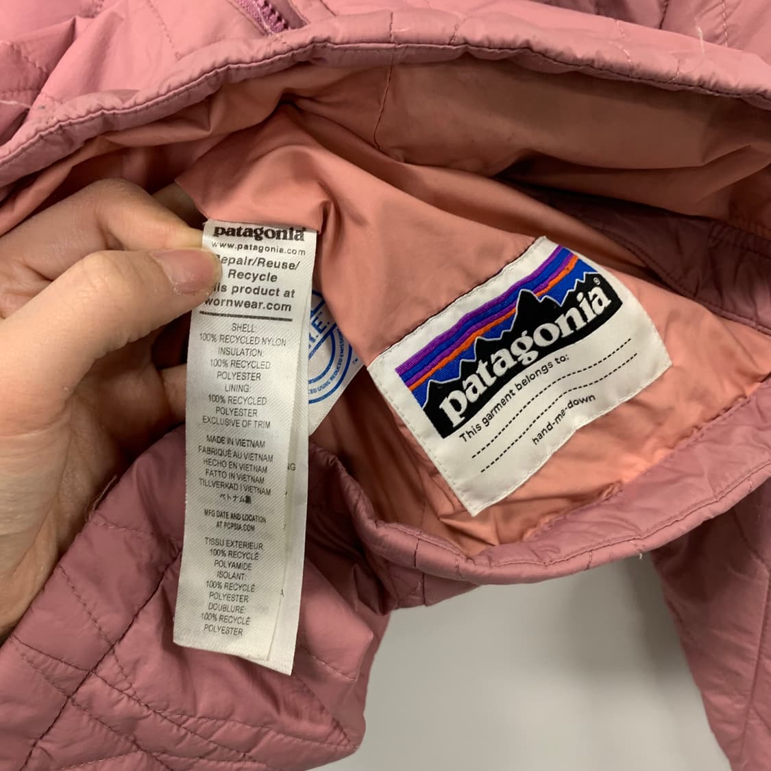 파타고니아 로즈 퀼팅 경량 패딩 상품이미지6