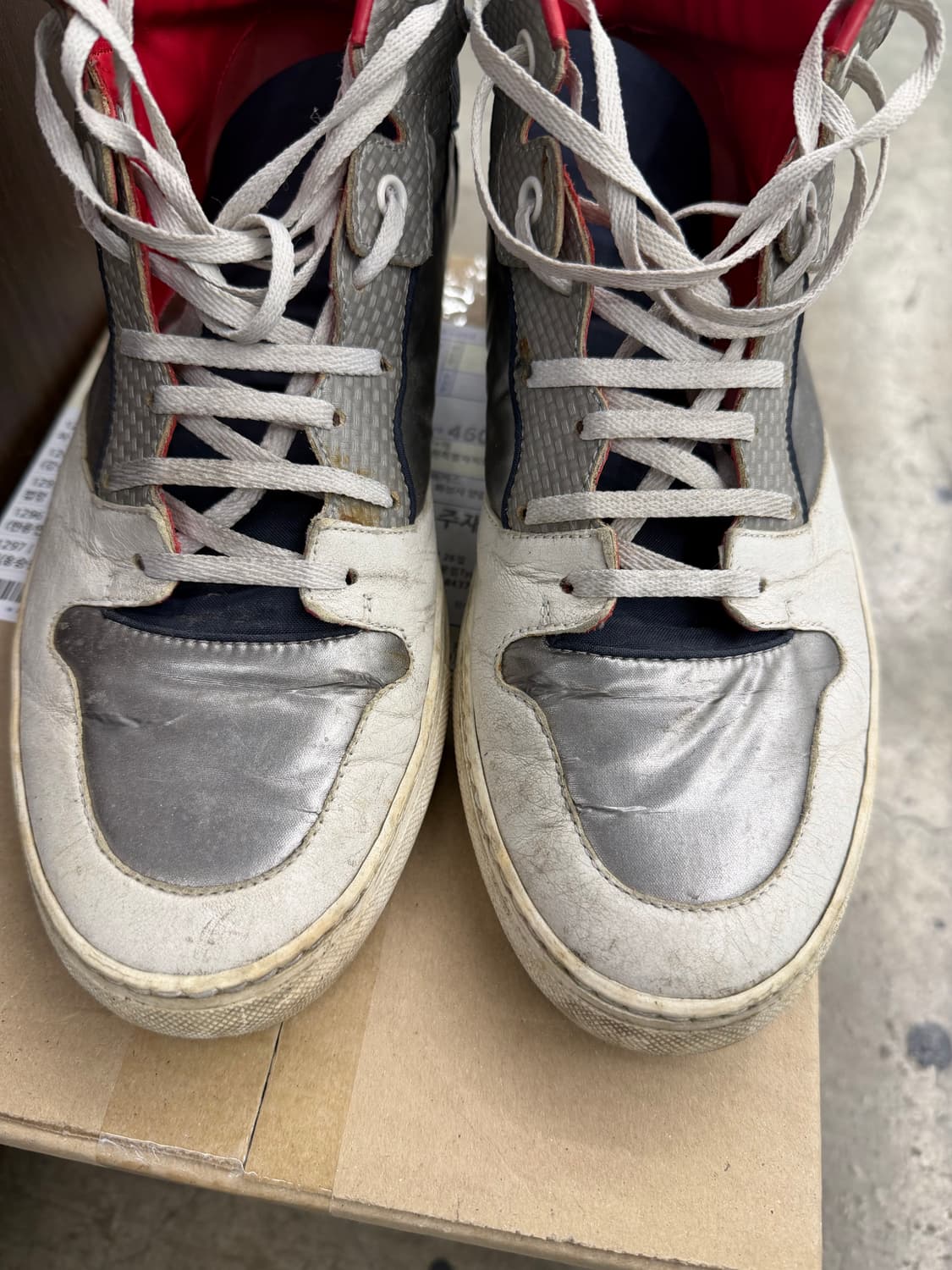 2012ss 발렌시아가 멀티컬러 하이탑 스니커즈 상품이미지6