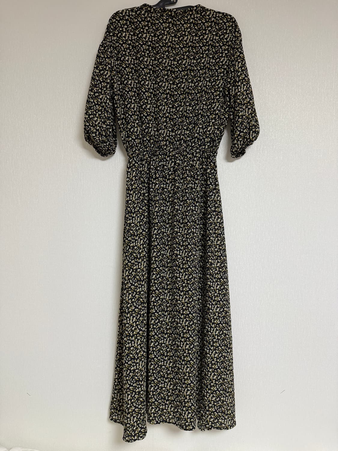 [새상품] 노란 잔꽃 롱원피스 상품이미지3