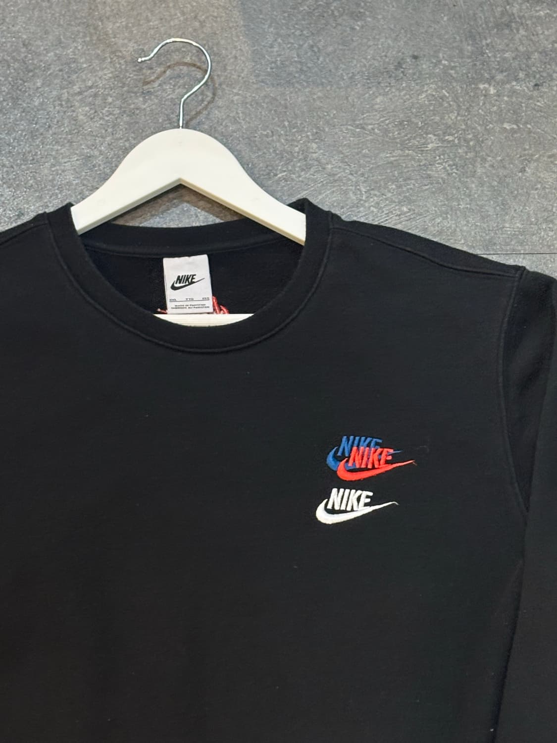나이키 스우시 맨투맨 블랙 2XL사이즈 상품이미지4