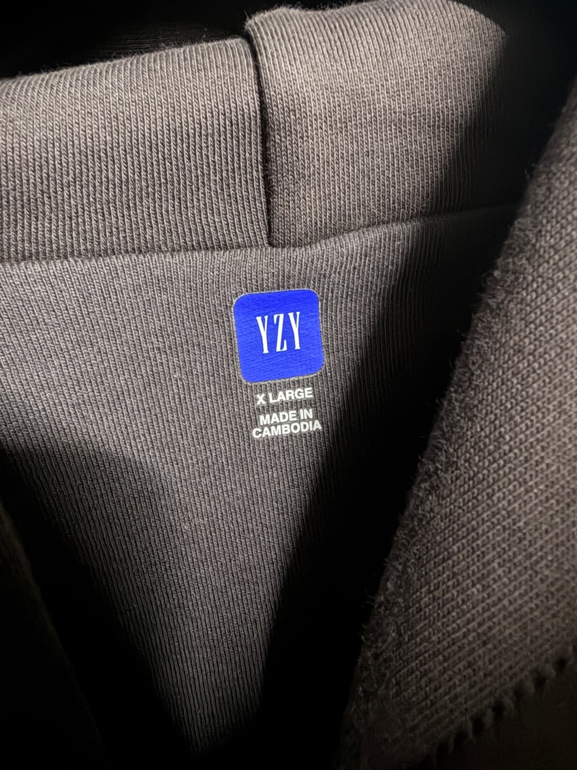 이지 갭 후드 빈티지 블랙 XL 상품이미지4