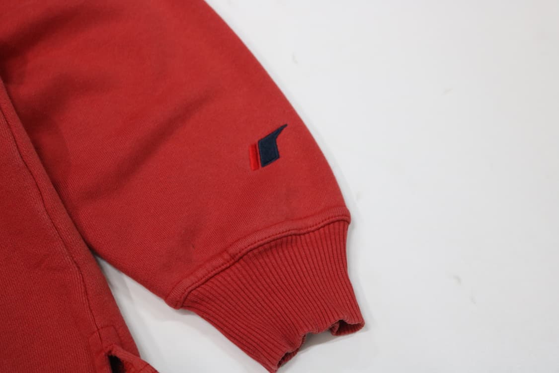 PRO-KEDS 프로케즈 빈티지 아치 로고 하프 집업 스웨트셔츠 레드 상품이미지5