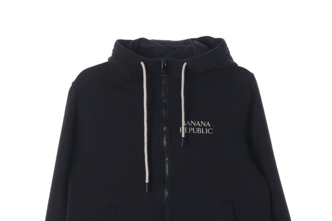 바나나리퍼블릭 로고 포인트 후드집업 M 상품이미지3