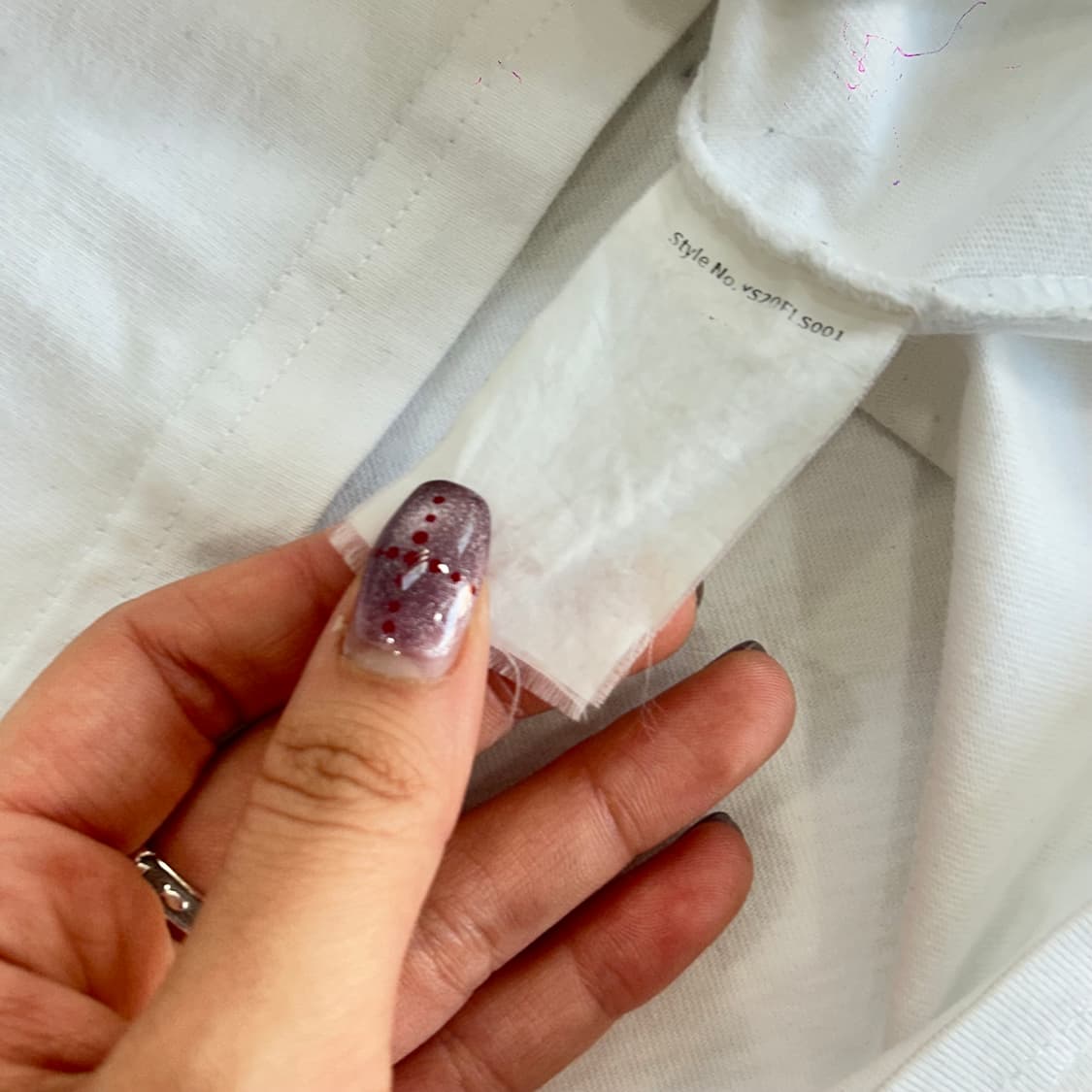 Yes eye see 예스아이씨 C-logo 화이트 롱슬리브 상품이미지8