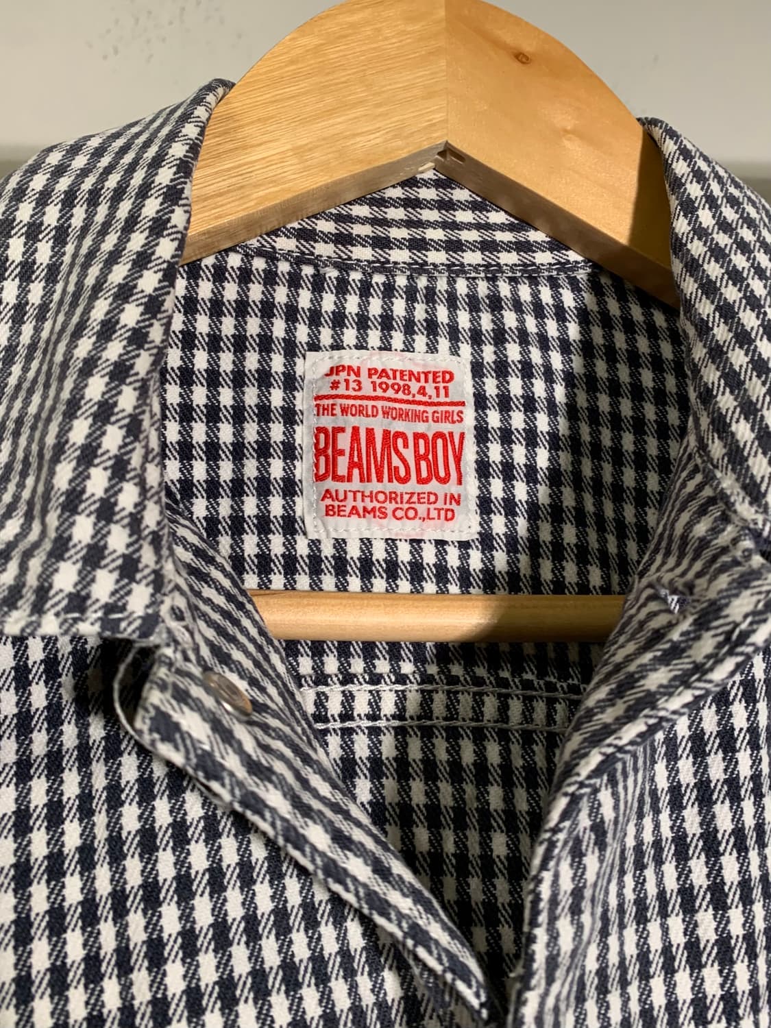 빔즈보이 깅엄체크 자켓 상품이미지6