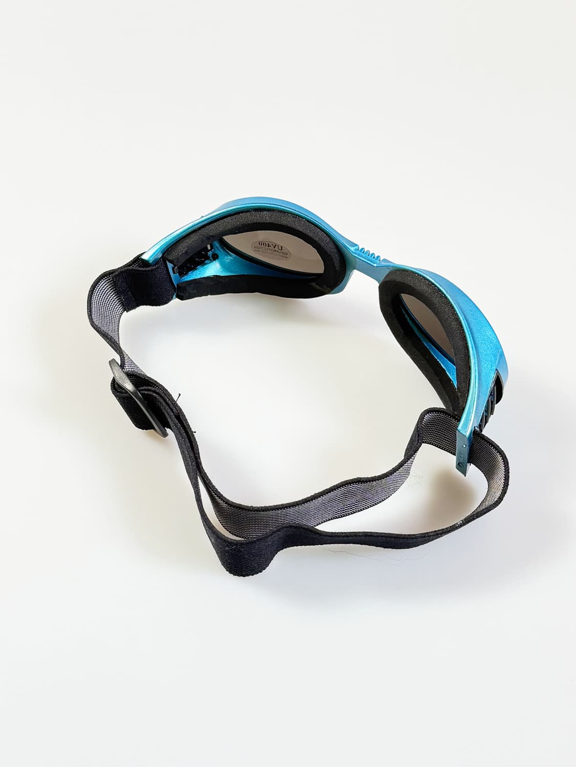 90s 블루 메탈릭 고글 밴딩 빈티지 선글라스 상품이미지4