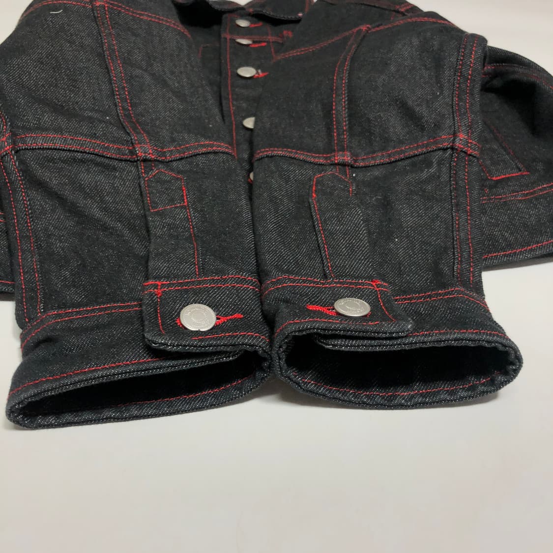 로맨틱크라운 스티치 데님자켓 S 상품이미지6