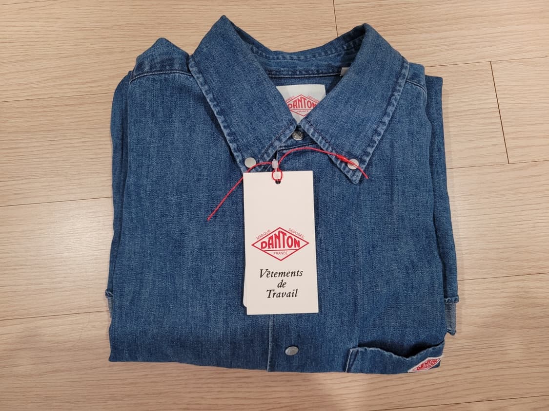 단톤 데님 셔츠 38사이즈 상품이미지2