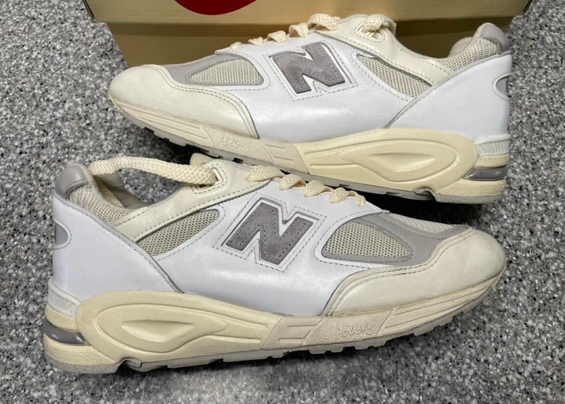 뉴발란스 990v2 MADE IN USA 사이즈 275 Sea-salt색 상품이미지4