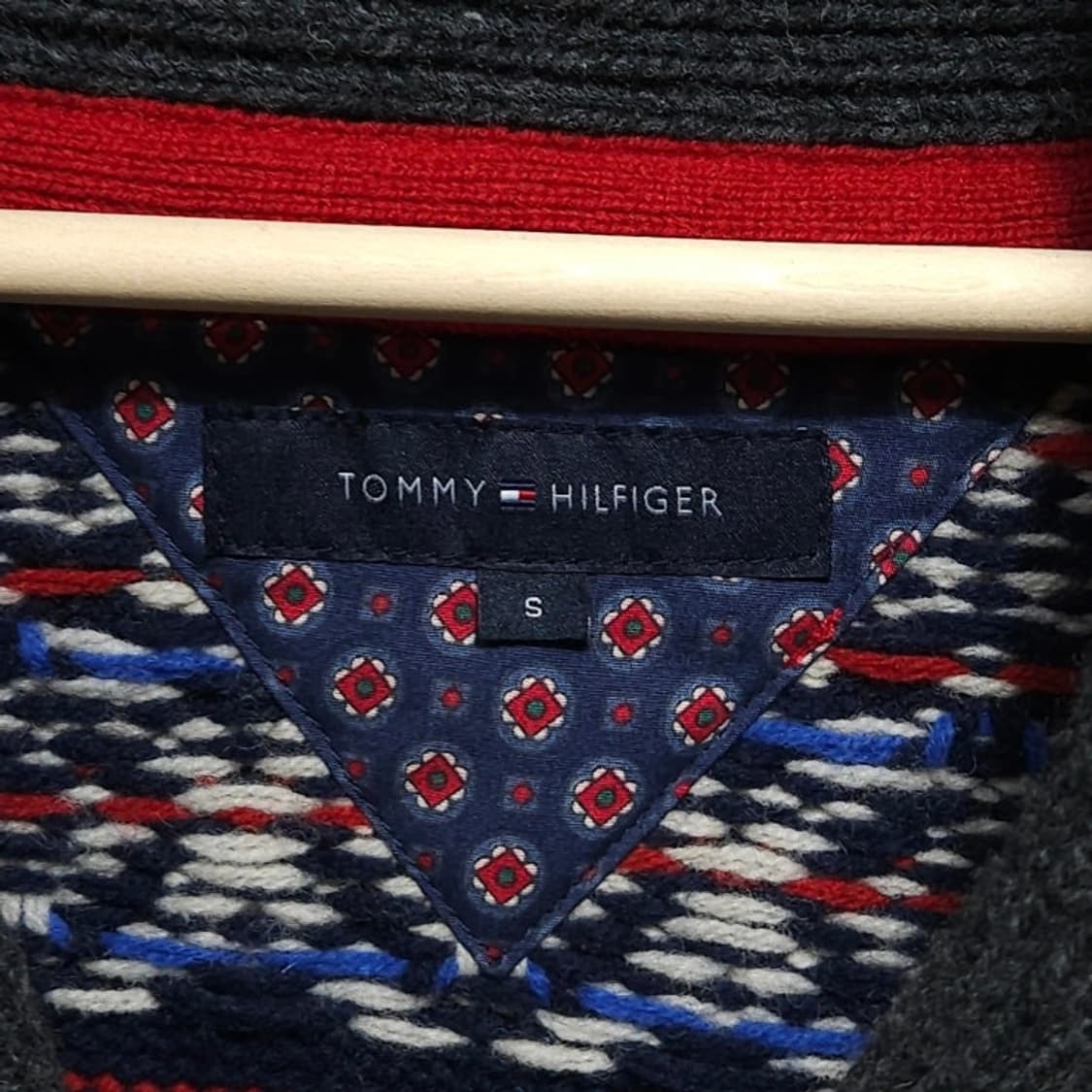 95)Tommy 타미힐피거 노르딕 숄카라 헤비 가디건 상품이미지7