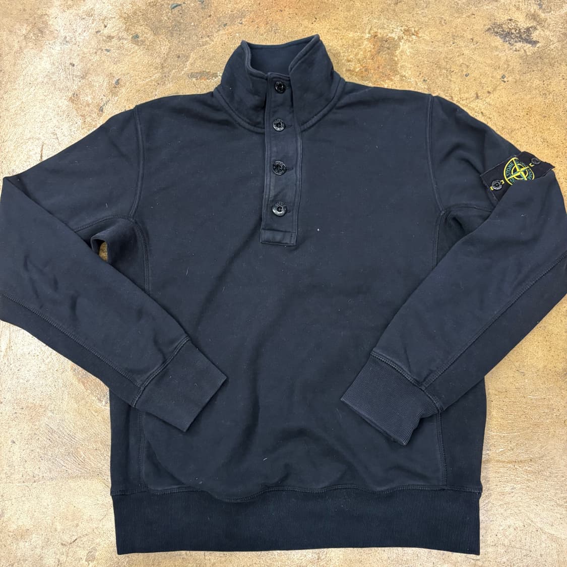 [정품/M] 스톤아일랜드 하프집업 버튼넥 맨투맨 b17 상품이미지2