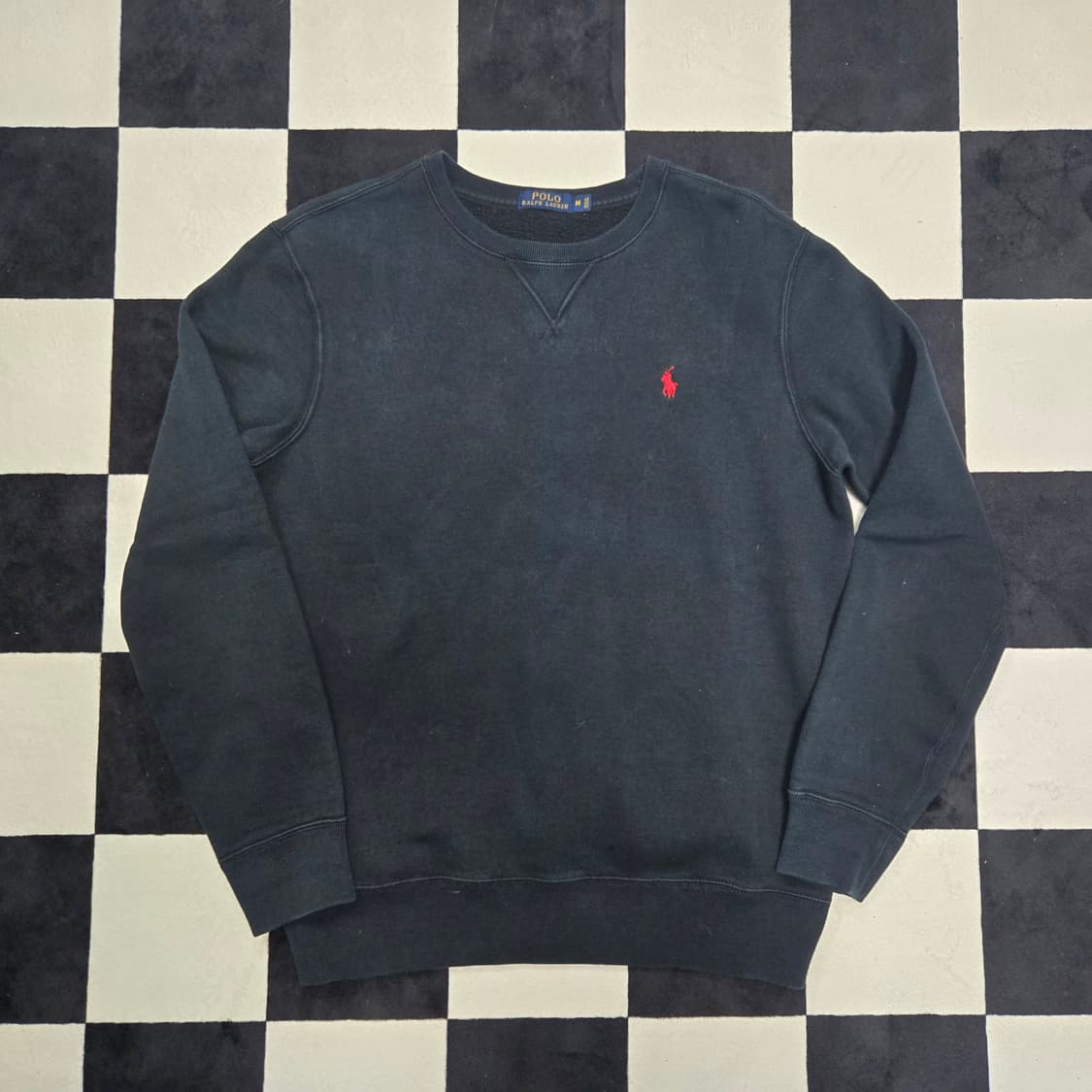 M 폴로랄프로렌 스웻셔츠 맨투맨 블랙 상품이미지1