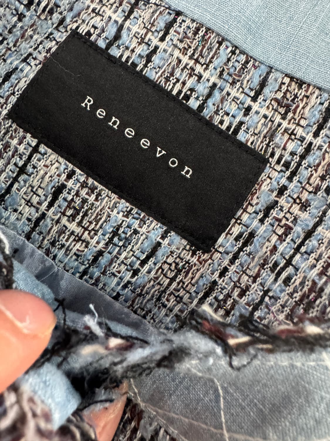 여성 레니본 Reneevon 트위드 원피스 하객룩 상품이미지3