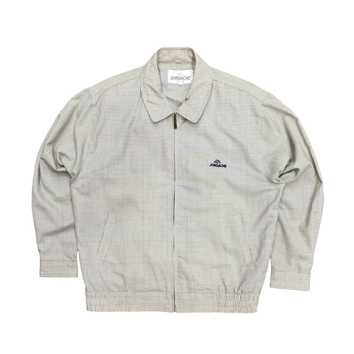 (XL) 90s 조다쉬 체크 블루종 자켓 상품이미지1