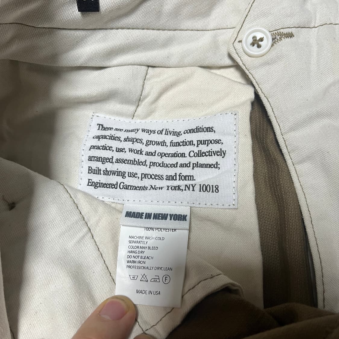 [새상품] 엔지니어드 가먼츠 5 포켓 코듀로이 스트레이트 팬츠 상품이미지4