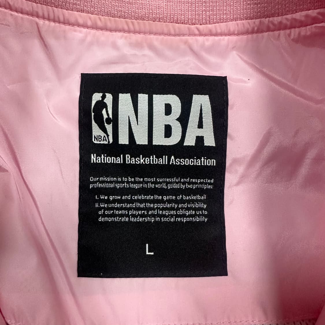 ✨ (바배) NBA 시카고불스 핑크 블루종 자켓  상품이미지3