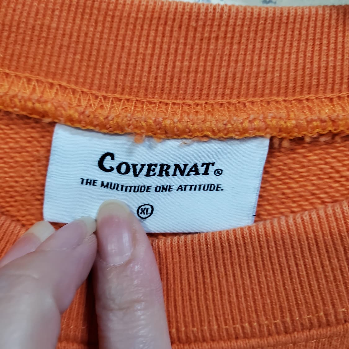 커버낫 빅로고 맨투맨  상품이미지4