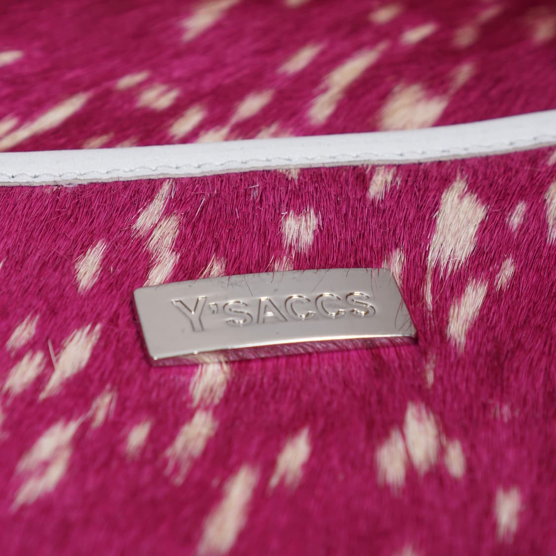 요지야마모토 Ysaccs 포니 헤어 레더 백 상품이미지3