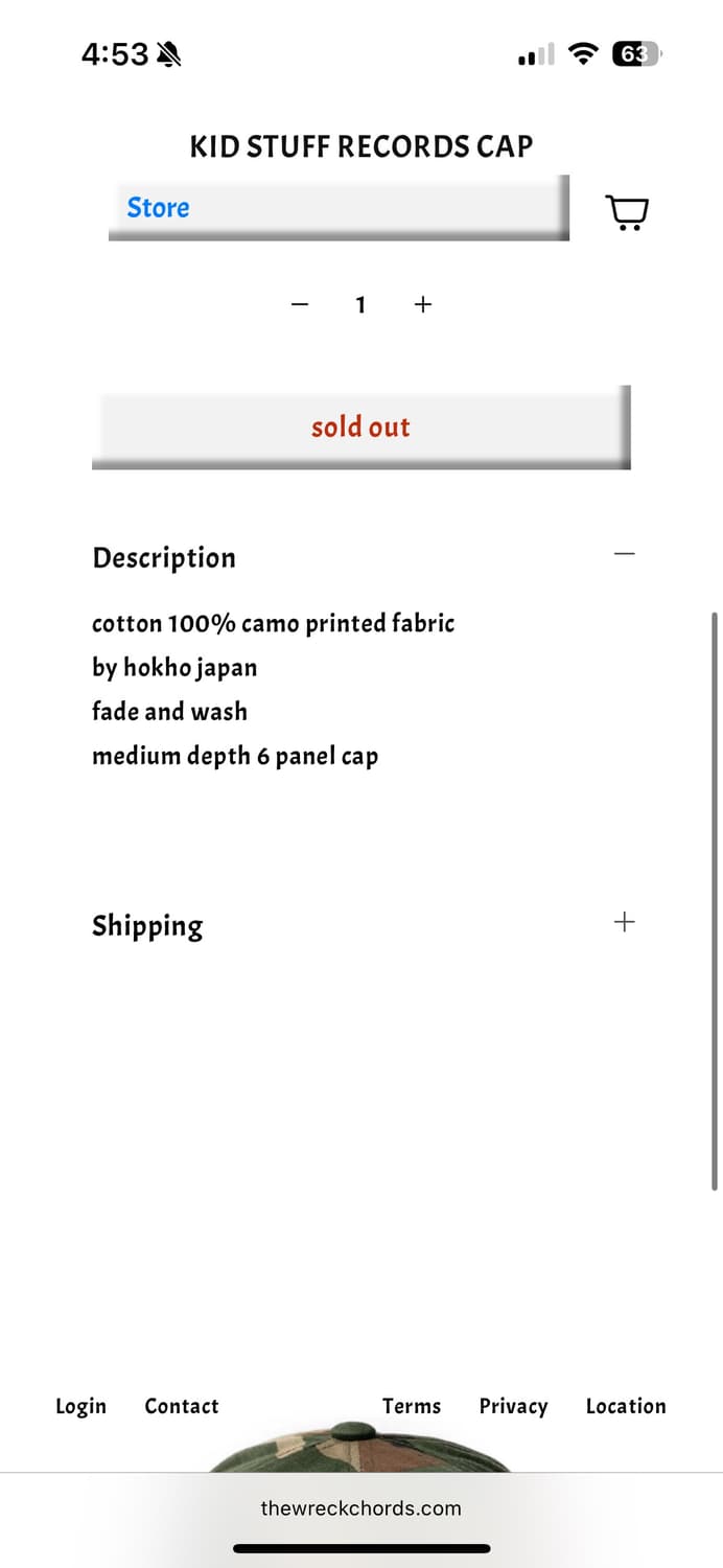 뤡코즈 카모 캡 상품이미지2