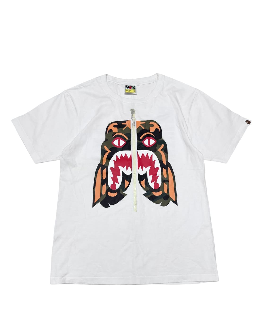 BAPE 베이프 카모 흰색 반팔티 상품이미지1